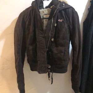 Hollister fur coat